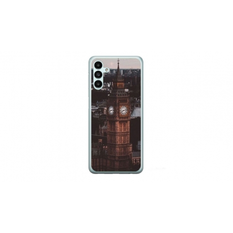 Husa personalizata tip carcasa HQPrint pentru Samsung Galaxy A14, model Big Ben 2, multicolor, S1D1M0014