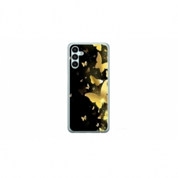 Husa personalizata tip carcasa HQPrint pentru Samsung Galaxy A14, model Butterfly 6, multicolor, S1D1M0045