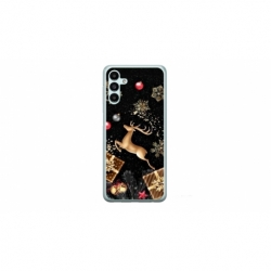 Husa personalizata tip carcasa HQPrint pentru Samsung Galaxy A14, model Reindeer 2, multicolor, S1D1M0052