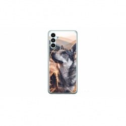 Husa personalizata tip carcasa HQPrint pentru Samsung Galaxy A14, model Dog 1, multicolor, S1D1M0064