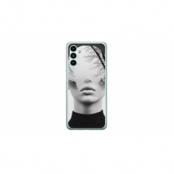 Husa personalizata tip carcasa HQPrint pentru Samsung Galaxy A14, model Abstract Lady, multicolor, S1D1M0066