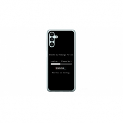 Husa personalizata tip carcasa HQPrint pentru Samsung Galaxy A14, model Delete Feelings, multicolor, S1D1M0069