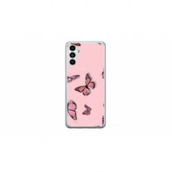 Husa personalizata tip carcasa HQPrint pentru Samsung Galaxy A14, model Butterfly 7, multicolor, S1D1M0076