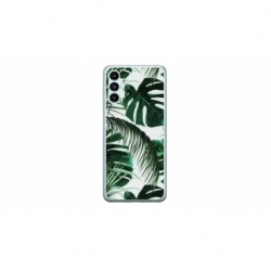 Husa personalizata tip carcasa HQPrint pentru Samsung Galaxy A14, model Leaf Design 3, multicolor, S1D1M0088