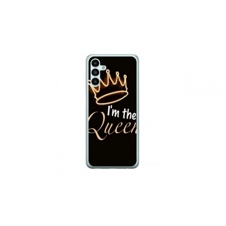 Husa personalizata tip carcasa HQPrint pentru Samsung Galaxy A14, model Im the Queen, multicolor, S1D1M0101