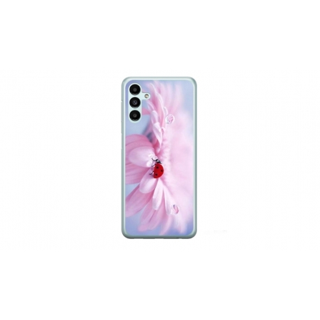 Husa personalizata tip carcasa HQPrint pentru Samsung Galaxy A14, model Flowers 5, multicolor, S1D1M0114