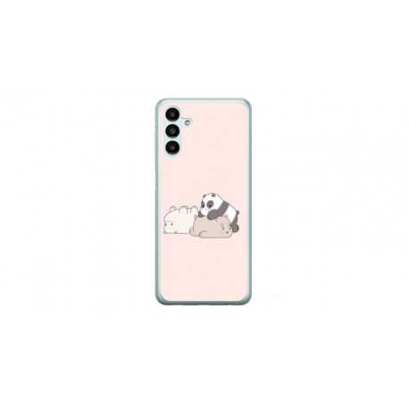 Husa personalizata tip carcasa HQPrint pentru Samsung Galaxy A14, model Bears 3, multicolor, S1D1M0115