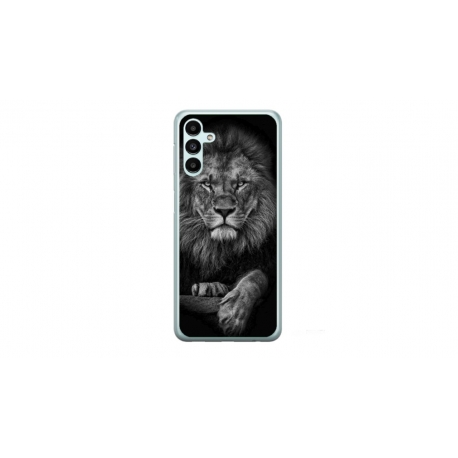 Husa personalizata tip carcasa HQPrint pentru Samsung Galaxy A14, model Lion 2, multicolor, S1D1M0117