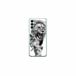 Husa personalizata tip carcasa HQPrint pentru Samsung Galaxy A14, model Lion 3, multicolor, S1D1M0118