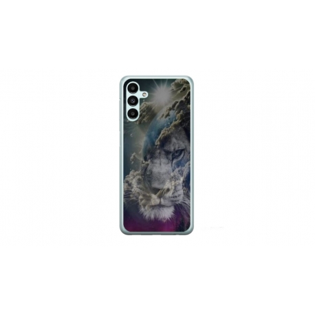 Husa personalizata tip carcasa HQPrint pentru Samsung Galaxy A14, model Lion 4, multicolor, S1D1M0120