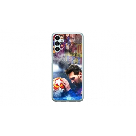 Husa personalizata tip carcasa HQPrint pentru Samsung Galaxy A14, model Messi 1, multicolor, S1D1M0122