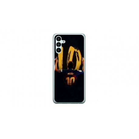 Husa personalizata tip carcasa HQPrint pentru Samsung Galaxy A14, model Messi 2, multicolor, S1D1M0134