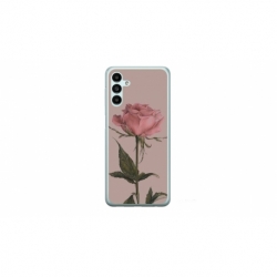 Husa personalizata tip carcasa HQPrint pentru Samsung Galaxy A14, model Flowers 8, multicolor, S1D1M0141