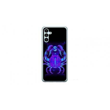 Husa personalizata tip carcasa HQPrint pentru Samsung Galaxy A14, model Cancer, multicolor, S1D1M0147
