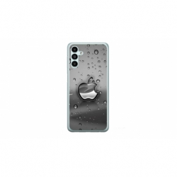 Husa personalizata tip carcasa HQPrint pentru Samsung Galaxy A14, model Rainy Apple logo, multicolor, S1D1M0148