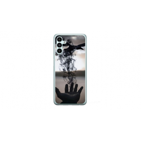 Husa personalizata tip carcasa HQPrint pentru Samsung Galaxy A14, model Black Magic, multicolor, S1D1M0152