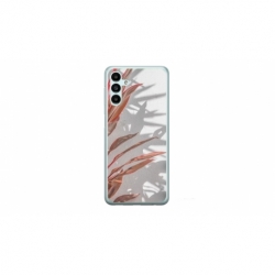 Husa personalizata tip carcasa HQPrint pentru Samsung Galaxy A14, model Leaf Design 4, multicolor, S1D1M0155