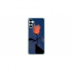 Husa personalizata tip carcasa HQPrint pentru Samsung Galaxy A14, model Sky Flower, multicolor, S1D1M0159