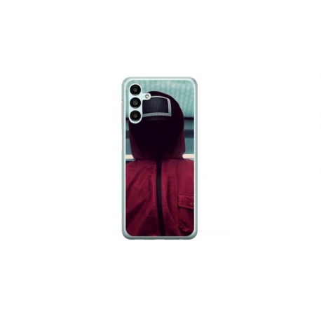 Husa personalizata tip carcasa HQPrint pentru Samsung Galaxy A14, model Squid Game 2, multicolor, S1D1M0174