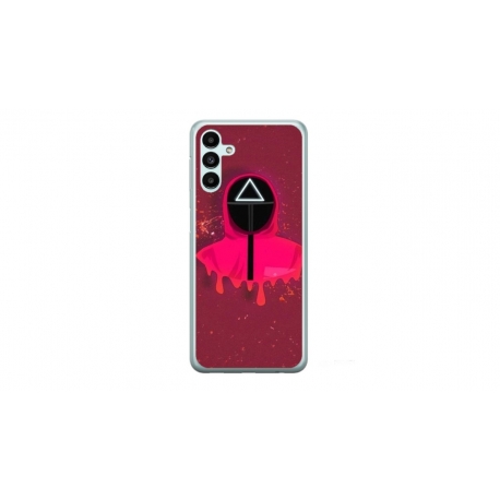 Husa personalizata tip carcasa HQPrint pentru Samsung Galaxy A14, model Squid Game 6, multicolor, S1D1M0178