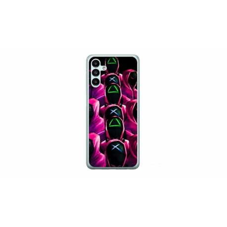 Husa personalizata tip carcasa HQPrint pentru Samsung Galaxy A14, model Squid Game 8, multicolor, S1D1M0180