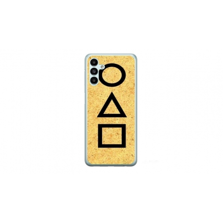 Husa personalizata tip carcasa HQPrint pentru Samsung Galaxy A14, model Squid Game 9, multicolor, S1D1M0181