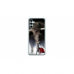 Husa personalizata tip carcasa HQPrint pentru Samsung Galaxy A14, model Bull, multicolor, S1D1M0205
