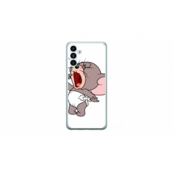 Husa personalizata tip carcasa HQPrint pentru Samsung Galaxy A14, model Tom and Jerry 3, multicolor, S1D1M0207