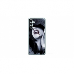 Husa personalizata tip carcasa HQPrint pentru Samsung Galaxy A14, model Vampire, multicolor, S1D1M0210