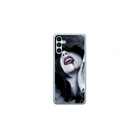 Husa personalizata tip carcasa HQPrint pentru Samsung Galaxy A14, model Vampire, multicolor, S1D1M0210