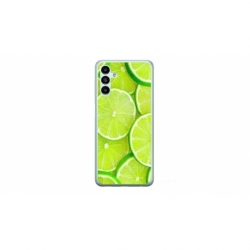 Husa personalizata tip carcasa HQPrint pentru Samsung Galaxy A14, model Lime, multicolor, S1D1M0253