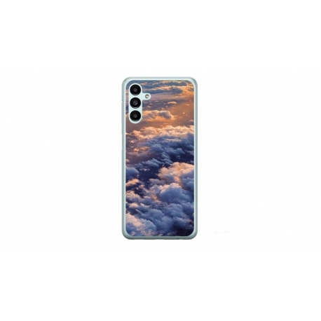 Husa personalizata tip carcasa HQPrint pentru Samsung Galaxy A14, model Beautiful Sky, multicolor, S1D1M0277