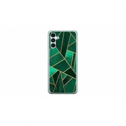 Husa personalizata tip carcasa HQPrint pentru Samsung Galaxy A14, model Emerald, multicolor, S1D1M0287