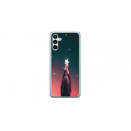 Husa personalizata tip carcasa HQPrint pentru Samsung Galaxy A14, model Star stealing, multicolor, S1D1M0292