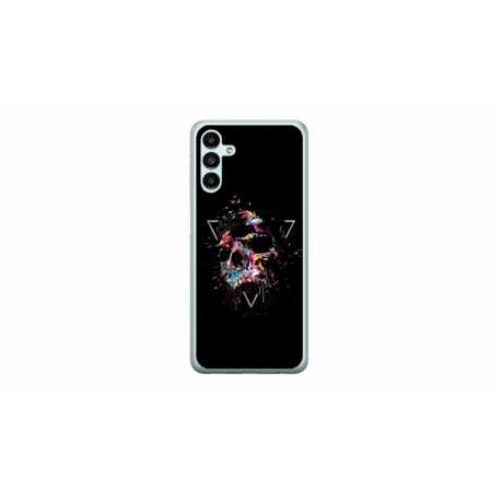 Husa personalizata tip carcasa HQPrint pentru Samsung Galaxy A14, model Colorful 5, multicolor, S1D1M0302