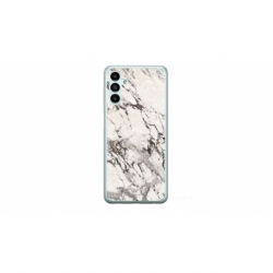 Husa personalizata tip carcasa HQPrint pentru Samsung Galaxy A14, model White Marble, multicolor, S1D1M0325