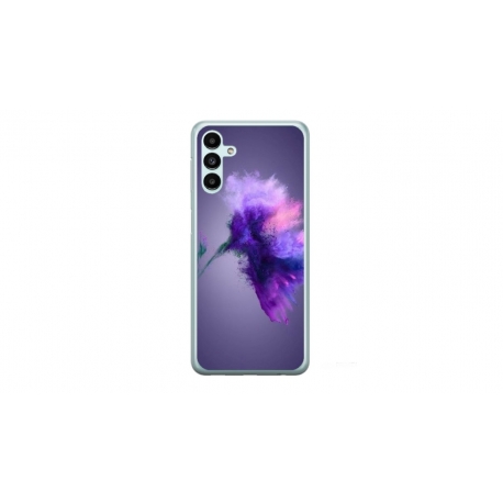 Husa personalizata tip carcasa HQPrint pentru Samsung Galaxy A14, model Flowers 19, multicolor, S1D1M0340