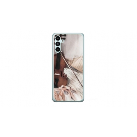 Husa personalizata tip carcasa HQPrint pentru Samsung Galaxy A14, model Violon, multicolor, S1D1M0371