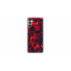 Husa personalizata tip carcasa HQPrint pentru Samsung Galaxy A14, model Flowers 24, multicolor, S1D1M0386