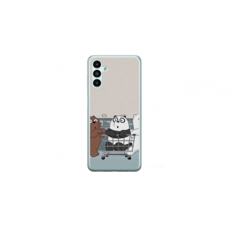 Husa personalizata tip carcasa HQPrint pentru Samsung Galaxy A14 5G, model Bears 1, multicolor, S1D1M0003