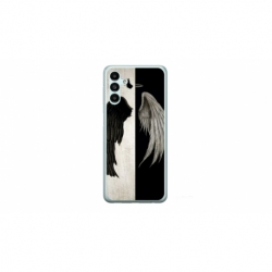 Husa personalizata tip carcasa HQPrint pentru Samsung Galaxy A14 5G, model Angel Wings, multicolor, S1D1M0004