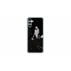 Husa personalizata tip carcasa HQPrint pentru Samsung Galaxy A14 5G, model Vacuum of Space, multicolor, S1D1M0007