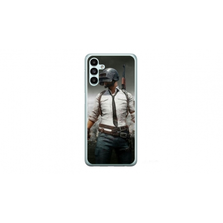 Husa personalizata tip carcasa HQPrint pentru Samsung Galaxy A14 5G, model PUBG 1, multicolor, S1D1M0214