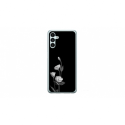 Husa personalizata tip carcasa HQPrint pentru Samsung Galaxy A14 5G, model Abstract Flowers, multicolor, S1D1M0216