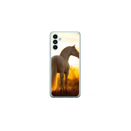 Husa personalizata tip carcasa HQPrint pentru Samsung Galaxy A14 5G, model Horse 2, multicolor, S1D1M0218