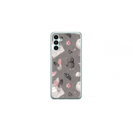 Husa personalizata tip carcasa HQPrint pentru Samsung Galaxy A14 5G, model Abstract 1, multicolor, S1D1M0321