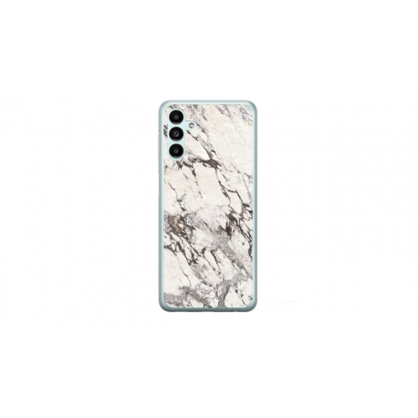 Husa personalizata tip carcasa HQPrint pentru Samsung Galaxy A14 5G, model White Marble, multicolor, S1D1M0325