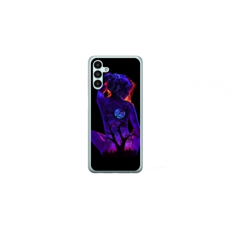 Husa personalizata tip carcasa HQPrint pentru Samsung Galaxy A14 5G, model Colorful 8, multicolor, S1D1M0329