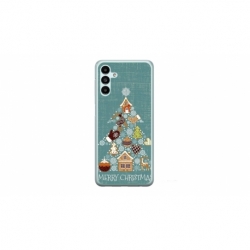 Husa personalizata tip carcasa HQPrint pentru Samsung Galaxy A15, model Merry Christmas 1, multicolor, S1D1M0056