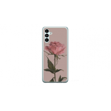 Husa personalizata tip carcasa HQPrint pentru Samsung Galaxy A15, model Flowers 8, multicolor, S1D1M0141